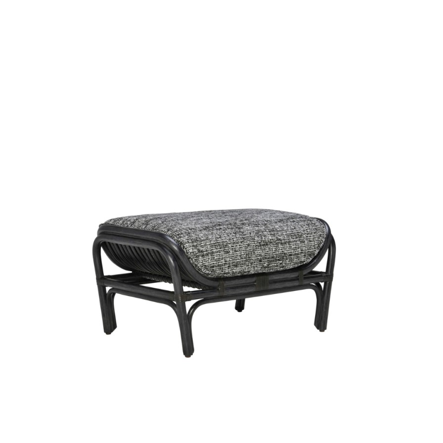 New Janus Janus Et Cie Kyoto Rattan Pouf