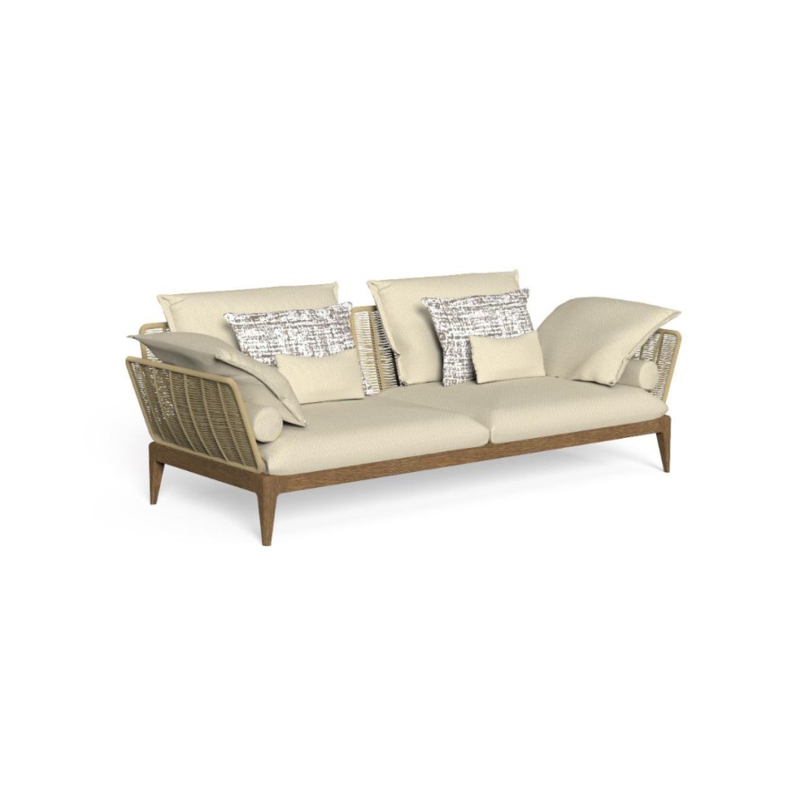 Clearance Talenti Talenti Cruise Teak 3 Seater Sofa