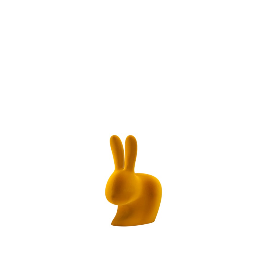 Online Qeeboo Qeeboo Rabbit Xs Bookend Velvet Finish